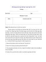 Tải Phiếu bài tập ôn hè lớp 6 lên lớp 7 môn Ngữ Văn - Đề 2 - Bài tập ôn hè lớp 6 môn Ngữ Văn có đáp án