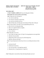 Tải Đề thi học kì 2 môn Giáo dục công dân lớp 7 trường THCS Tân Đông, Thạnh Hóa năm học 2016 - 2017 - Đề kiểm tra học kì II môn Giáo dục công dân 7 có đáp án