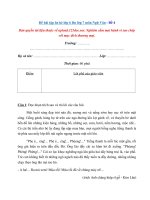 Tải Phiếu bài tập ôn hè lớp 6 lên lớp 7 môn Ngữ Văn - Đề 4 - Bài tập ôn hè lớp 6 môn Ngữ Văn có đáp án