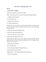 Tải Đề thi học kì 2 lớp 9 môn Lịch sử - Đề 2 - Đề kiểm tra học kì 2 lớp 9 môn Lịch sử có đáp án