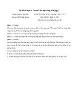 Tải Bộ đề thi học kì 2 môn Giáo dục công dân lớp 6 - Đề thi giáo dục công dân lớp 6 kì 2 Có đáp án