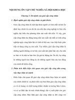 ÔN tập CHỦ NGHĨA xã hội KHOA học