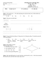 Tải Đề thi học kì 2 môn Toán lớp 4 trường Tiểu học Sông Nhạn, Đồng Nai năm học 2017 - 2018 - Đề kiểm tra học kì 2 môn Toán lớp 4 có đáp án