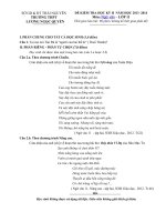 Tải Đề kiểm tra học kì 2 môn Ngữ văn lớp 11 trường THPT Lương Ngọc Quyến, Thái Nguyên - Đề kiểm tra học kì 2 Ngữ văn 11 có đáp án