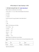 Tải Đề ôn thi học kì 1 môn Toán lớp 4 - Đề 8 - Đề kiểm tra học kì 1 lớp 4 môn Toán