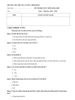 Tải Đề kiểm tra học kì 2 môn Khoa học lớp 5 năm 2015 trường Tiểu học số 2 Ân Đức, Bình Định - Đề thi học kỳ 2 môn Khoa học lớp 5 có đáp án