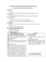 Tải Giáo án môn Tin học lớp 12 bài 35 - Cơ sở dữ liệu quan hệ