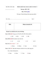 Tải Đề thi học kì 1 lớp 3 môn Toán năm 2020 - 2021 theo Thông tư 22 - Đề 2 - Đề thi Toán lớp 3 học kì 1