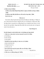 Tải Đề thi học kì 2 môn Tiếng Việt lớp 1 năm học 2016 - 2017 - Đề kiểm tra học kì 2 môn Tiếng Việt lớp 1 có đáp án