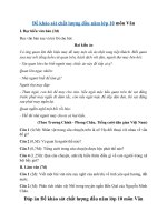 Tải Đề khảo sát chất lượng đầu năm môn Văn lớp 10 năm 2020 (Đề 9) - Đề khảo sát chất lượng đầu năm môn Văn có đáp án