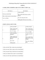 Tải Giải bài tập SGK Tiếng anh lớp 3 Chương trình mới Unit 9 WHAT COLOUR IS IT? - Để học tốt Tiếng Anh lớp 3 Thí điểm