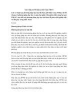 Tải Gợi ý đáp án Mô đun 2 môn Toán THCS - Đáp án tham khảo câu hỏi tự luận môn Toán THCS