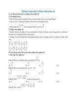 Tải Bài tập nâng cao Toán lớp 6: Phép chia phân số - Bài tập nâng cao Toán 6 phần Số học