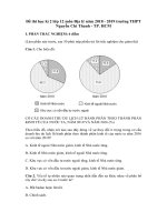 Tải Đề thi học kì 2 lớp 12 môn Địa lý năm 2018 - 2019 trường THPT Nguyễn Chí Thanh - TP. HCM - Đề thi Địa lý lớp 12 học kì 2 có đáp án