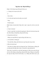 Tải Tập làm văn lớp 2: Đáp lời đồng ý - Giải bài tập SGK Tiếng Việt 2 tập 2