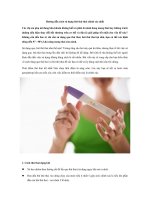 Tải Hướng dẫn cách sử dụng bút thử thai chính xác nhất - Cách dùng bút thử thai chính xác nhất