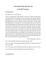 Tải Tuyển tập bộ đề đọc hiểu môn Văn ôn thi THPT quốc gia - 10 đề đọc hiểu có đáp án đạt điểm cao