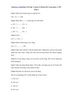 Tải Toán hay và khó lớp 2: Bài tập về cộng trừ không nhớ trong phạm vi 100 - Phần 2 - Bài toán hay và khó lớp 2