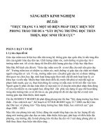 Tải Sáng kiến kinh nghiệm - Xây dựng trường học thân thiện, học sinh tích cực - Sáng kiến kinh nghiệm lớp mầm non