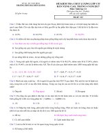 Tải Đề thi học kì 2 môn Sinh học lớp 12 trường THPT Bắc Kiến Xương, Thái Bình năm học 2016 - 2017 - Đề kiểm tra học kỳ II môn Sinh học lớp 12 có đáp án
