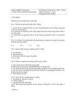 Tải Đề thi học kì 1 môn Khoa học lớp 4 trường tiểu học Nguyễn Thị Minh Khai, Krông Năng năm 2015 - 2016 - Đề thi học kì I môn Khoa học lớp 4 có đáp án