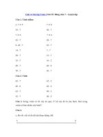 Tải Giải vở bài tập Toán lớp 3 bài 35: Luyện tập Bảng chia 7 - Giải vở bài tập Toán lớp 3 tập 1 trang 44