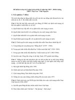 Tải Đề kiểm tra học kì 2 môn Lịch sử lớp 12 năm học 2017 - 2018 trường THPT Trại Cau - Thái Nguyên - Đề kiểm tra học kì 2 môn Lịch sử lớp 12