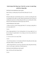 Tải Giải bài tập SGK Khoa học 5 bài 48: An toàn và tránh lãng phí khi sử dụng điện - Giải bài tập môn Khoa học lớp 5 tập 2