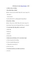 Tải Đề thi học kì 2 môn Tiếng Việt lớp 2 - Đề 9 - Đề kiểm tra học kì 2 lớp 2 môn Tiếng Việt có đáp án