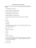 Tải Giải bài tập Hóa học 12 SBT bài 32 - Hợp chất của sắt