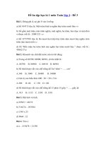 Tải Đề ôn tập học kì 1 môn Toán lớp 4 - Đề 3 - Đề kiểm tra học kì 1 lớp 4 môn Toán