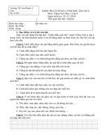 Tải Đề thi học kì 1 môn Tiếng Việt lớp 4 trường tiểu học Vạn Phước 2 năm 2014 - 2015 - Đề kiểm tra môn Tiếng Việt lớp 4 có đáp án