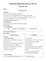 Tải Giáo án tiếng Anh lớp 11 chương trình mới trọn bộ năm học 2020 - 2021 - Giáo án cả năm môn tiếng Anh 11 mới nhất