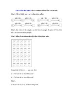 Tải Giải vở bài tập Toán lớp 3 bài 37:  Luyện tập Giảm đi một số lần - Giải vở bài tập Toán lớp 3 tập 1 trang 46