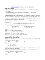 Tải Phân dạng bài tập về Peptit - Bài tập về Peptit có đáp án