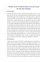 Tải Viết đoạn văn nêu nhận xét của em về truyện Sơn Tinh Thủy Tinh - Văn mẫu lớp 6