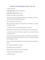 Tải Đề thi học kì 1 môn Tiếng Việt lớp 3 năm 2019 - 2020 - Đề 7 - Đề kiểm tra học kì 1 lớp 3 môn Tiếng Việt có đáp án