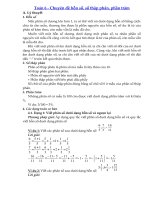 Tải Toán lớp 6 - Chuyên đề hỗn số, số thập phân, phần trăm - Bài tập ôn tập Số học lớp 6