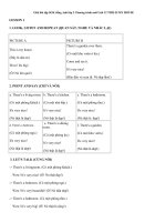 Tải Giải bài tập SGK tiếng Anh lớp 3 Chương trình mới Unit 12 THIS IS MY HOUSE - Để học tốt Tiếng Anh lớp 3 Thí điểm Unit 12