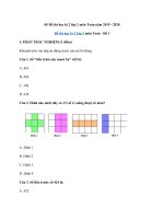 Tải 05 Đề thi học kì 2 lớp 2 môn Toán năm 2019 - 2020 - Đề Toán lớp 2 học kì 2