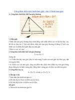 Tải Công thức tính diện tích hình tam giác, chu vi hình tam giác - Cách tính diện tích hình tam giác, chu vi hình tam giác