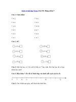 Tải Giải vở bài tập Toán lớp 3 bài 30: Bảng nhân 7 - Giải vở bài tập Toán lớp 3 tập 1