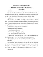 Tải Tổng hợp câu hỏi thi tình huống hội thi 