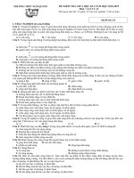 Tải Đề thi giữa học kì 2 lớp 12 môn Vật lý năm 2018 - 2019 trường THPT Ngô Quyền - Hải Phòng - Đề kiểm tra giữa kì 2 Vật lý 12 có đáp án