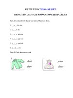 04 - Ôn tập tiếng Anh lớp 2 giữa học kì 2 có đáp án