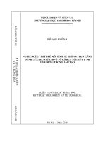 Nghiên cứu thiết kế mô hình hệ thống phun xăng đánh lửa điện tử cho ô tô có kết nối máy tính ứng dụng trong đào tạo