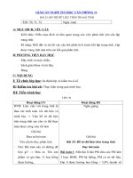 Tải Giáo án nghề Tin học văn phòng lớp 11 - Bài 25 - Bố trí dữ liệu trên trang tính