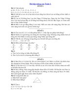 4) - Bài tập nghỉ ở nhà môn Toán lớp 2