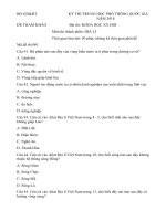 Tải Đề thi minh họa THPT Quốc gia môn Địa Lí năm 2018 - Đề thi thử THPT Quốc gia năm 2018 môn Địa Lí có đáp án