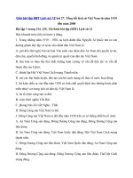 Tải Giải bài tập SBT Lịch sử 12 bài 27: Tổng kết lịch sử Việt Nam từ năm 1919 đến năm 2000 - Hướng dẫn trả lời câu hỏi sách bài tập Lịch sử 12
